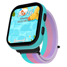 Load image into Gallery viewer, Smart Watch for Kids, 4G Kids Smartwatch Phone Touch Screen, Educational Games Pedometer Fitness Alarm Calculator Clock Camera Music Player, Suitable for Children Aged 4-10 Years Old,G