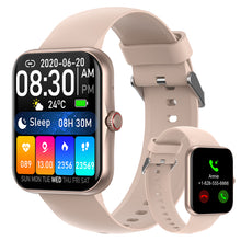 Load image into Gallery viewer, Smart Fitness Tracker Watch for Adults Sport Smartwatch with Heart Rate Blood Oxygen 37 Exercise Modes Step Counter Phone Calls Siri Recall App Notifications Music Sleep Monitoring for men women