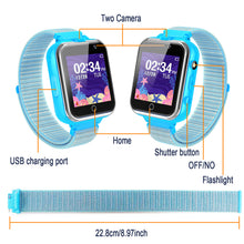 Load image into Gallery viewer, PTHTECHUS X32 1.54&quot; Kids Smart Watch for Boys Girls Kids Smartwatch Blue