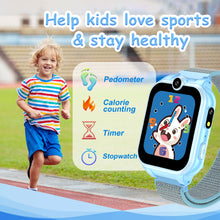 Load image into Gallery viewer, PTHTECHUS X16 1.54&quot; Kids Smart Watch for Boys Girls Kids Smartwatch Blue