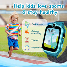 Load image into Gallery viewer, PTHTECHUS X16 1.54&quot; Kids Smart Watch for Boys Girls Kids Smartwatch DeepBlue