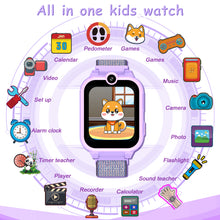 Load image into Gallery viewer, PTHTECHUS X16 1.54&quot; Kids Smart Watch for Boys Girls Kids Smartwatch Purple